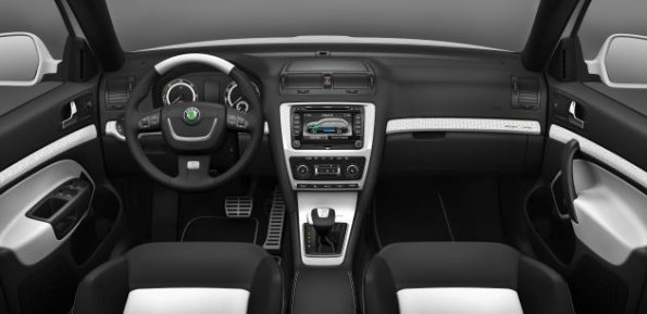 Die Armaturentafel im Skoda Octavia Green E-Line