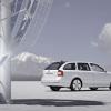 Heck- und Seitenpartie des Skoda Octavia Green E-Line