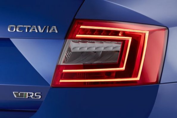 Detailaufnahme am Skoda Octavia RS