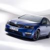 <p>Die Fahrzeugfront des Skoda Octavia RS</p>