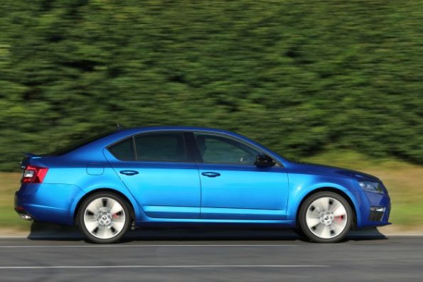 Die Silhouette des Skoda Octavia RS