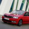 <p>Frontpartie des Skoda Rapid Spaceback</p>