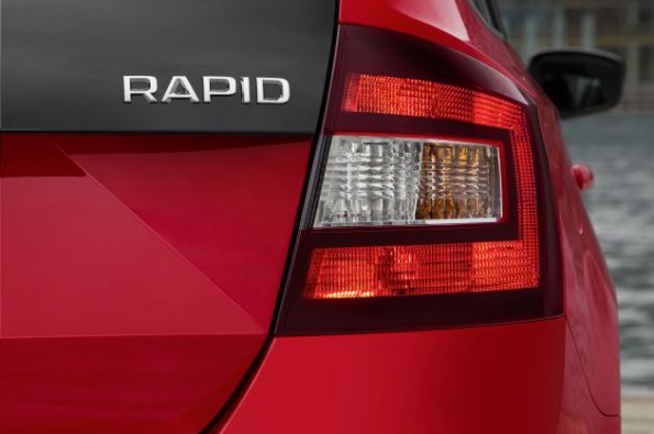 Detail am Skoda Rapid Spaceback