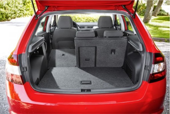 Ein Blick in den Innenraum des Skoda Rapid Spaceback