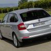 <p>Die Heckpartie des Skoda Rapid Spaceback</p>