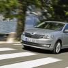 <p>Die Frontpartie des Skoda Rapid Spaceback</p>