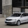 <p>Frontpartie des Skoda Rapid Spaceback</p>