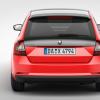 Die Heckansicht des Skoda Rapid Spaceback 