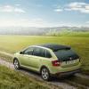 Seitenpartie des Skoda Rapid Spaceback Scoutline 