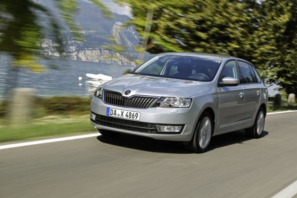 Frontpartie des Skoda Rapid