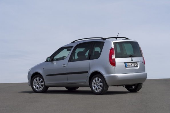 Die Heckpartie des Skoda Roomster