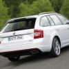 <p>Heckansicht des Skoda Octavia RS Combi</p>