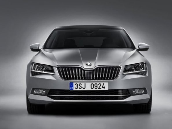 Das Gesicht des Skoda Superb