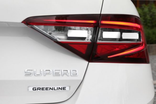 Detail am Skoda Superb Greenline 