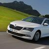 Frontansicht des Skoda Superb Greenline 