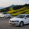 Frontansicht des Skoda Superb Greenline 