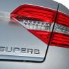 <p>Detail der Skoda Superb Limousine</p>