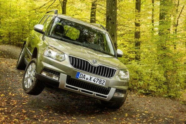 Offroad-Impression mit dem Skoda Yeti