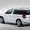 <p>Heck- und Seitenpartie des Skoda Yeti</p>