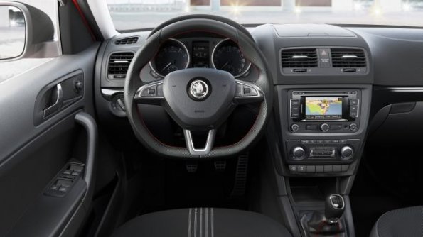 Das Cockpit des Skoda Yeti Monte-Carlo