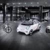 Der smart forspeed in der Front- und Seitenansicht