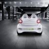 Die Heckpartie des smart forspeed