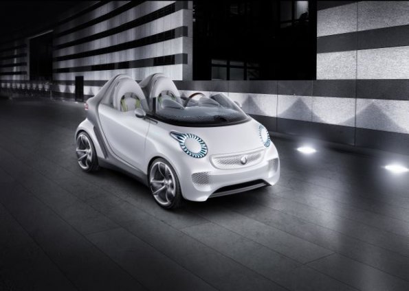 Front- und Seitenansicht des smart forspeed