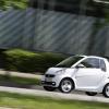 Eine Seitenansicht des smart fortwo cabrio