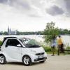 Ein Blick auf die Seitenansicht des smart fortwo cabrio