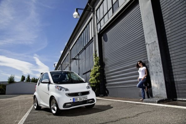 Die Frontpartie des smart fortwo cabrio