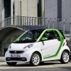 Front- und Seitenansicht des smart fortwo electric drive 2012