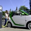 Der Ladevorgang mit dem smart fortwo electric drive 2012