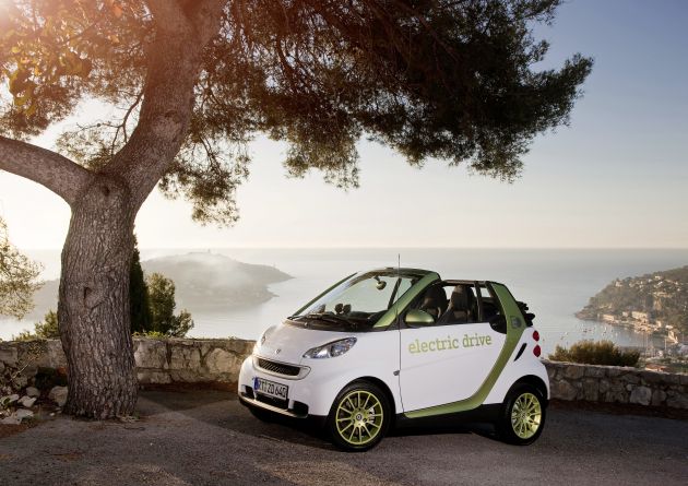 Smart fortwo electric drive:
smart fortwo