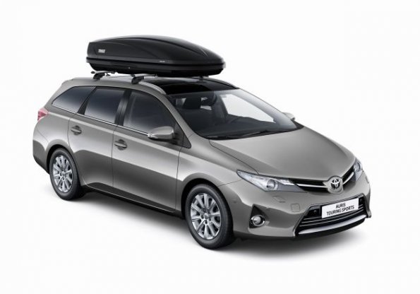 Front- und Seitenansicht des Toyota Auris Touring Sports