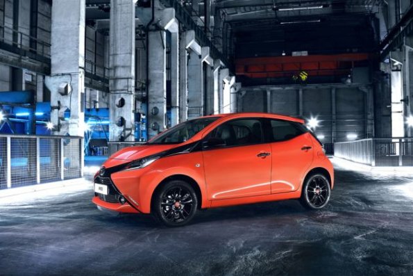 Seitenansicht des Toyota Aygo