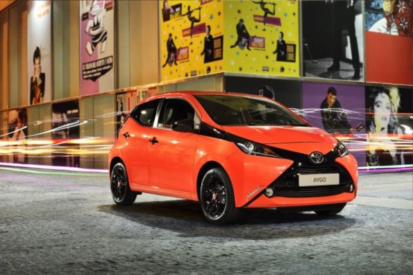 Frontpartie des Toyota Aygo