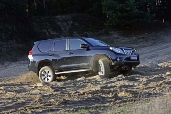 Fahraufnahme mit dem Toyota Lancruiser