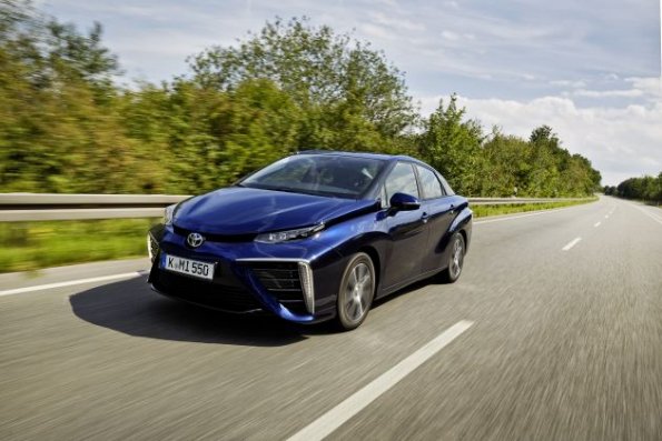 Frontpartie des Toyota Mirai