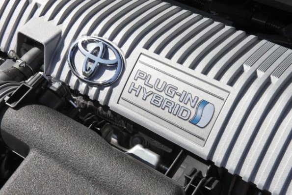 Detailaufnahme vom Toyota Prius Plug In