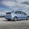 <p>Die Heck- und Seitenpartie des Toyota Prius Plug In</p>