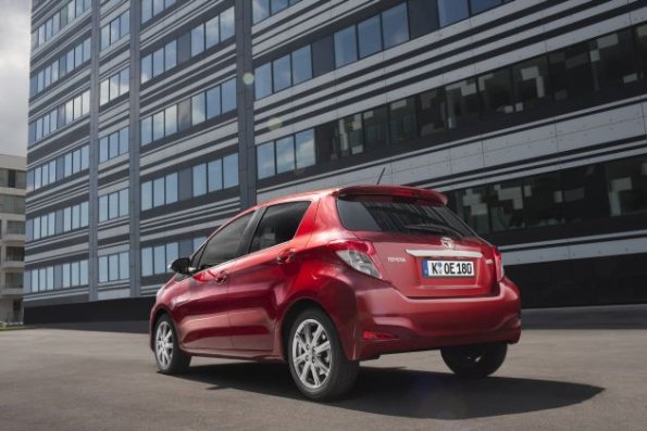 Die Heckpartie des Toyota Yaris