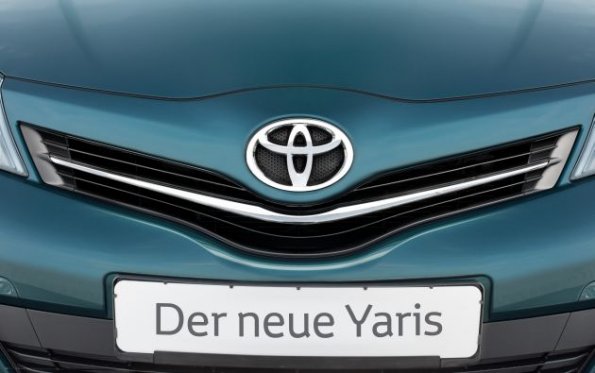 Toyota Yaris in einer Nahaufnahme