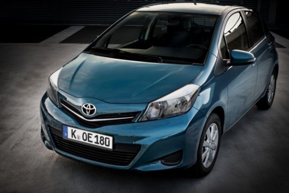 Frontansicht des Toyota Yaris