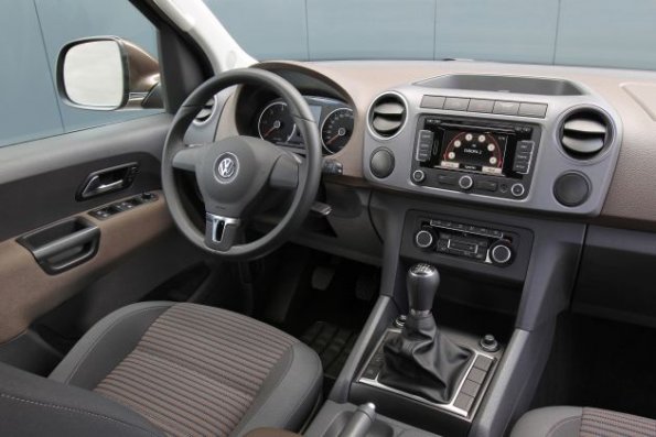 Das Cockpit des Volkswagen Amarok