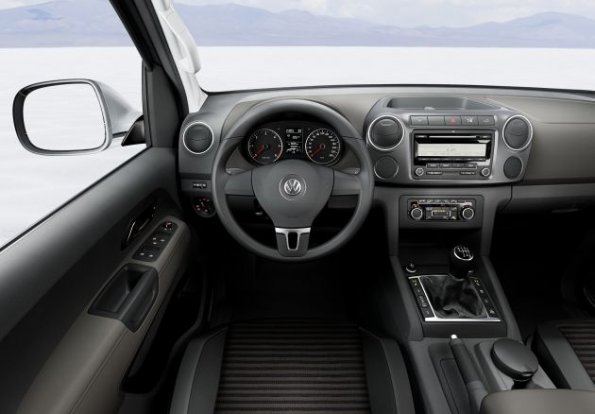 Das Cockpit des Volkswagen Amarok