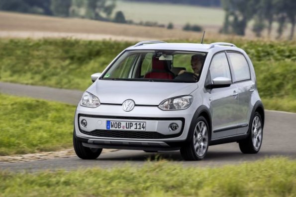 Frontansicht des Volkswagen cross-up