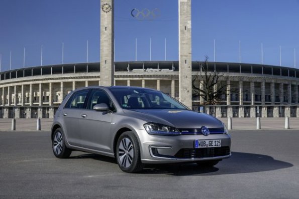 Frontansicht des Volkswagen E Golf