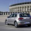 <p>Das Heck des Volkswagen E Golf</p>