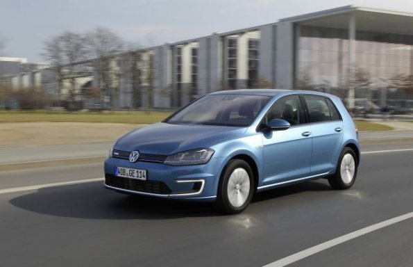 Die Frontpartie am Volkswagen E Golf