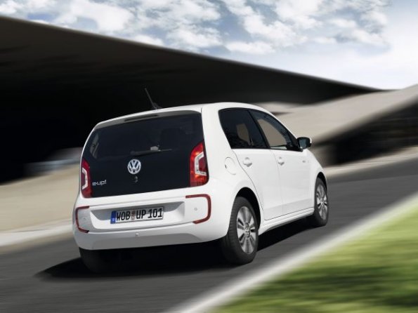 Die Heckpartie des Volkswagen e-up!